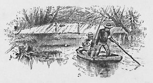 جثم الصيد على البحيرة ، 1883 بواسطة غير معروف