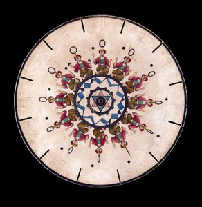 قرص Phenakistiscope (Phenakistoscope) يظهر المشعوذ ، عام 1830 بواسطة غير معروف