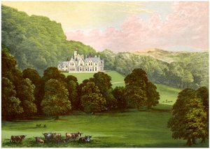 Philiphaugh ، Selkirkshire ، اسكتلندا ، منزل Baronet Murray ، c1880 بواسطة غير معروف