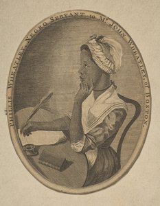 فيليس ويتلي ، خادم أسود للسيد جون ويتلي من بوسطن ، كاليفورنيا. 1773. بواسطة غير معروف