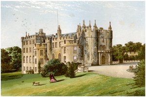 قلعة بيكتون ، بيمبروكشاير ، ويلز ، موطن عائلة فيليبس ، c1880 بواسطة غير معروف