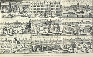 تصوير مصور للطاعون العظيم ، 1665 بواسطة غير معروف