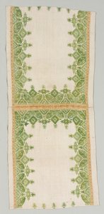 غطاء وسادة 1700s. بواسطة غير معروف