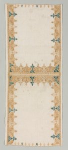 غطاء وسادة 1700s. بواسطة غير معروف