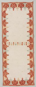 غطاء وسادة 1700s. بواسطة غير معروف