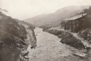 تحويل Pirahy: عرض مجرى النهر من منفذ النفق. 1914. بواسطة غير معروف