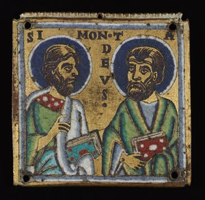 زوج البلاك: سيمون وتاديوس وتوماس وماثيو ، ج. 1160. بواسطة غير معروف