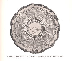 لوحة لإحياء ذكرى WG Graces hundreth قرن ، 1895 1912 بواسطة غير معروف