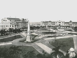 بلازا دي لا فيكتوريا ، بوينس آيرس ، الأرجنتين ، 1895. بواسطة غير معروف