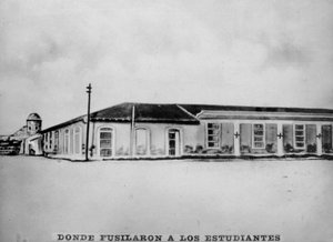 بلازا لا بونتا ، حيث تم إعدام طلاب الطب ، 1871 ، 1920 بواسطة غير معروف