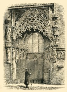 رواق كنيسة St. Sebalds ، نورمبرغ ، 1890. بواسطة غير معروف