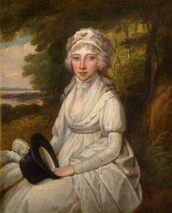 صورة لسيدة من عائلة أوسلر ، 1780-1800. بواسطة غير معروف