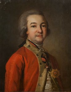 صورة ألكسندر خرابوفيتسكي 1749-1801 ، عضو مجلس الشيوخ والمؤلف ، النصف الثاني من القرن الثامن عشر. بواسطة غير معروف
