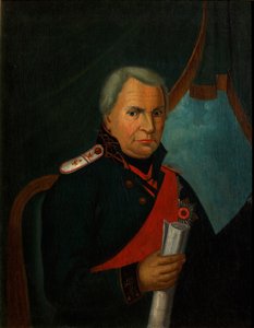 صورة ألكسندر سيميونوفيتش شيشكوف 1754-1841 ، 1820s بواسطة غير معروف
