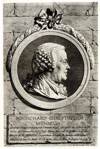 صورة للكونت بوركهارد كريستوف فون مونيش 1683-1767 بواسطة غير معروف