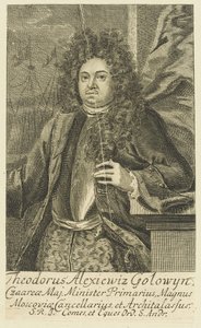 صورة للكونت فيودور أليكسيفيتش جولوفين 1650-1706 ، 1706. بواسطة غير معروف
