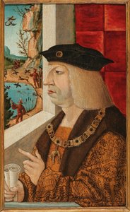 صورة للإمبراطور ماكسيميليان الأول 1459-1519 ، القرن السادس عشر. بواسطة غير معروف
