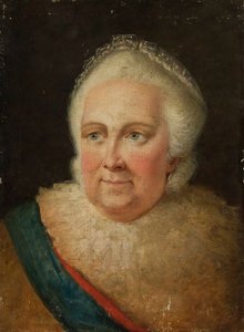 صورة الإمبراطورة كاثرين الثانية 1729-1796 ، نهاية تسعينيات القرن التاسع عشر. بواسطة غير معروف