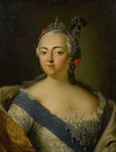 صورة لإمبراطورة روسيا إليزابيث 1709-1762. بواسطة غير معروف
