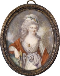 صورة الإمبراطورة ماريا فيودوروفنا صوفي دوروثيا من Württemberg 1759-1828 ، أوائل القرن التاسع عشر. بواسطة غير معروف