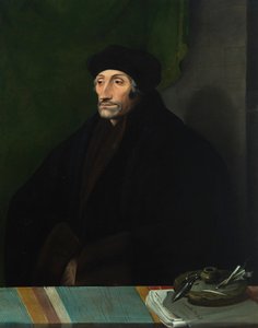 صورة لإيراسموس في روتردام 1467-1536 ، القرن السادس عشر. بواسطة غير معروف