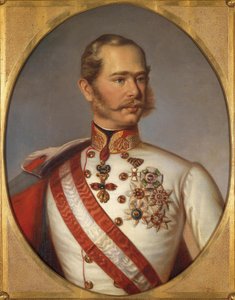 صورة فرانز جوزيف الأول من النمسا ، حوالي عام 1855 بواسطة غير معروف