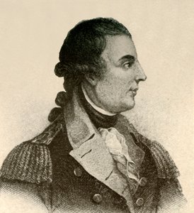 صورة لجنرال مونتغمري ، تُظهر مخزونًا من الحرير الأسود ، شعر في الطابور ، c1770 ، 1937. بواسطة غير معروف