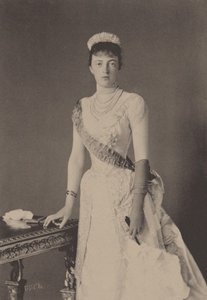 صورة لدوقة روسيا الكبرى أناستاسيا ميخائيلوفنا 1860-1922 ، 1889. بواسطة غير معروف