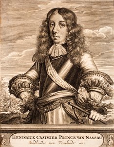صورة لهنري كاسيمير الثاني 1657-1696 ، أمير ناسو ديتز ، 1675. بواسطة غير معروف