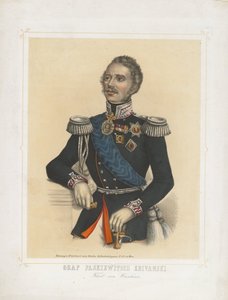 صورة لإيفان فيودوروفيتش باسكفيتش ، كونت إريفان ، نائب مملكة بولندا ، 1850 بواسطة غير معروف