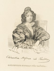 صورة كليمنتينا هوفمانوا 1798-1845 ، ج .1840. بواسطة غير معروف