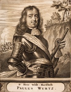صورة بول Würtz 1612-1676 من: موقع الحرب ، 1675. بواسطة غير معروف