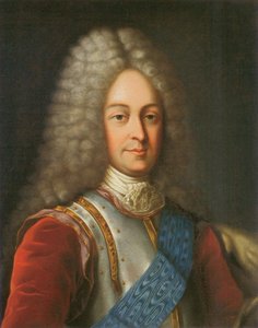 صورة للأمير فاسيلي لوكيش دولجوروكوف 1672-1739 ، النصف الأول من القرن التاسع عشر. بواسطة غير معروف