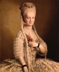 صورة لسارة جراي 17521793 ، زوجة الأميرال صموئيل غري ، 1775