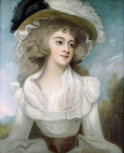 صورة لسارة تيكل ، زوجة الكاتب المسرحي والكاتب الساخر ريتشارد تيكل ، عام 1790