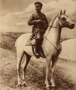 صورة لسيميون ميخائيلوفيتش بوديوني 1883-1973. بواسطة غير معروف