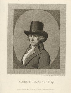 صورة لوارن هاستينغز ، إسق. ، حانة. 1795. بواسطة غير معروف