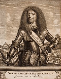 صورة ويليم أدريان الثاني فان هورن 1633-1694 من: موقع الحرب ، 1675. بواسطة غير معروف