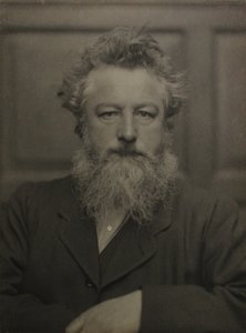 صورة وليام موريس 1834-1896 ، ج. 1886. بواسطة غير معروف