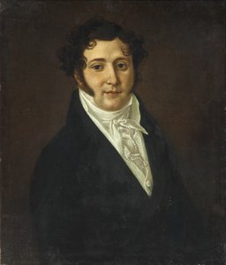 صورة ليوري بتروفيتش ليرمونتوف 1787-1831 ، الربع الأول من القرن التاسع عشر بواسطة غير معروف