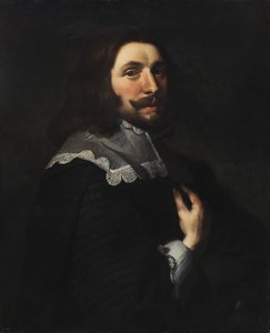 صورة لرجل ، كاليفورنيا. 1600-1650. بواسطة غير معروف
