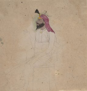 صورة لأحد النبلاء السيخ ، أوائل القرن التاسع عشر. بواسطة غير معروف