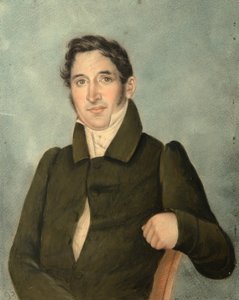 صورة لرجل يرتدي معطف عباءة Poltoratsky ، 1820s بواسطة غير معروف