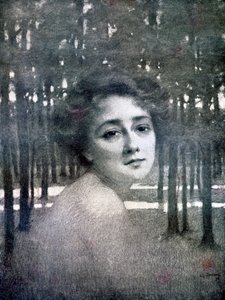 صورة لامرأة ، 1898 بواسطة غير معروف