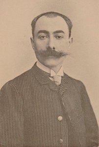 صورة لعازف البيانو والملحن أندريه ميساجر 1853-1929. بواسطة غير معروف