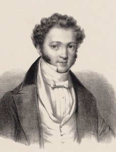 صورة لعازف البيانو والملحن إجناز موشيليس 1794-1870 ، 1835. بواسطة غير معروف