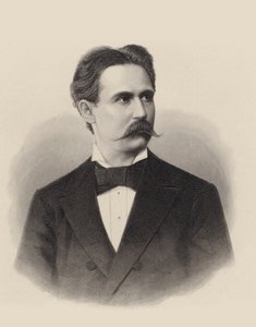 صورة لعازف البيانو والملحن Xaver Scharwenka 1850-1924 ، ج. 1880. بواسطة غير معروف