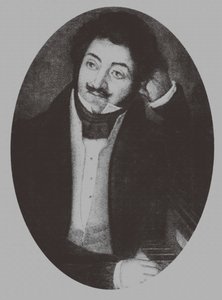 صورة الملحن ألكسندر ألكسندروفيتش اليابييف 1787-1851 ، 1810 بواسطة غير معروف