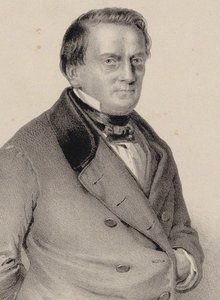 صورة الملحن فرانز لاتشنر 1803-1890 ، 1850. بواسطة غير معروف