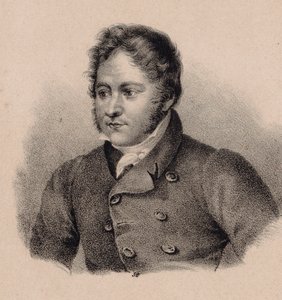 صورة للمؤلف يوهان برنهارد لوجير 1777-1846. بواسطة غير معروف